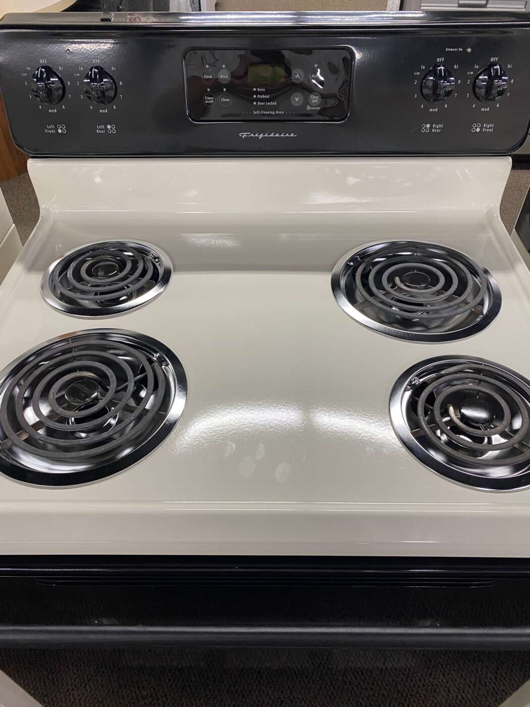 Reconditioned FRIGIDAIRE SelfClean Oven Electric Range Bisque Howie Voigt