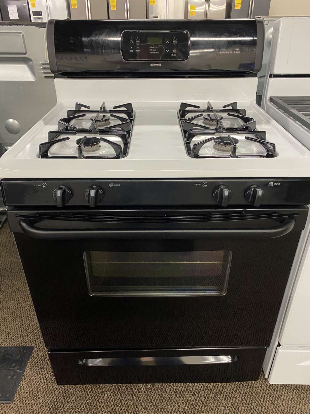 Reconditioned G/E SelfClean ConvectionOven GAS Range Slate Howie