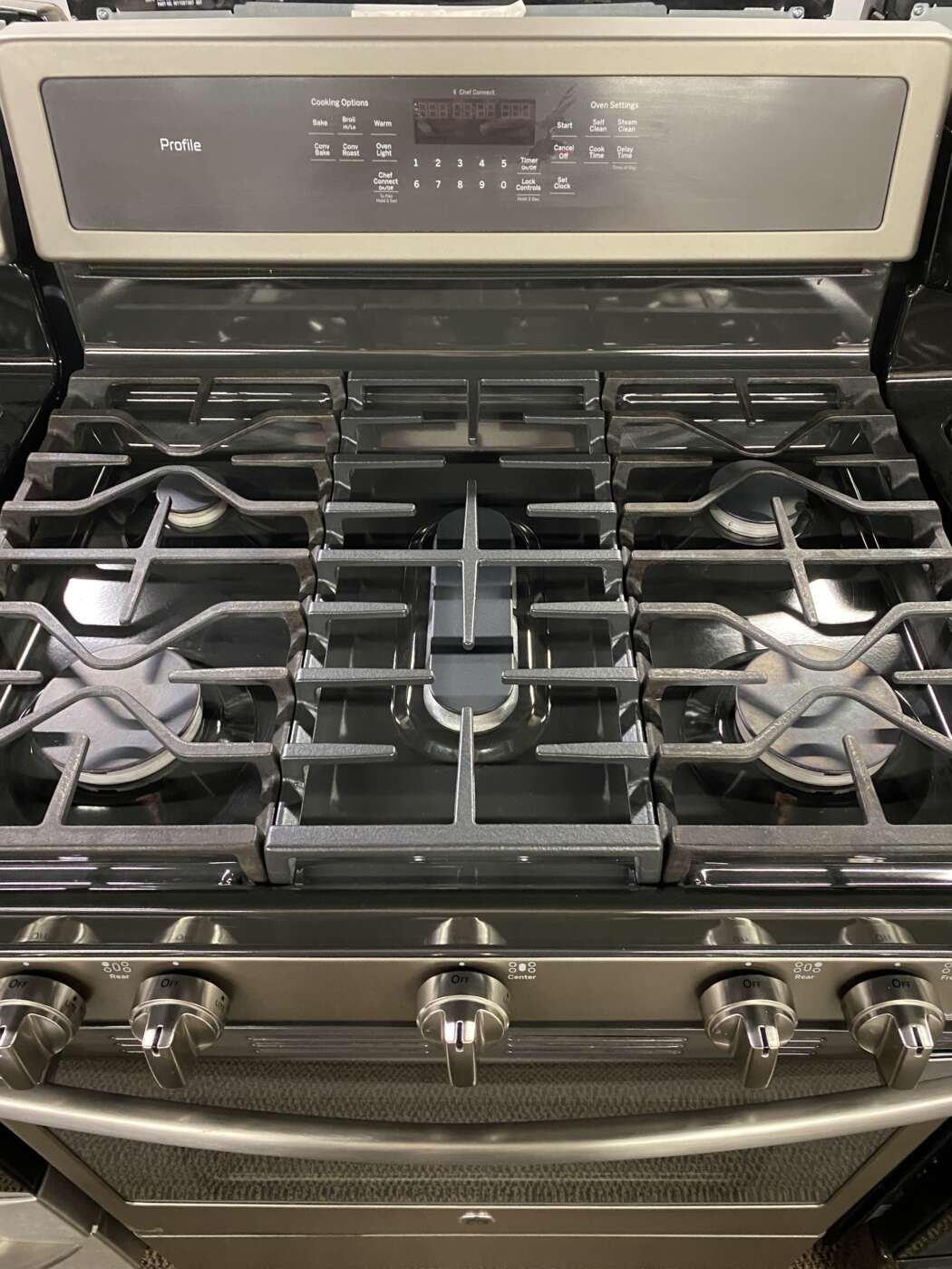 Reconditioned G/E SelfClean ConvectionOven GAS Range Slate Howie