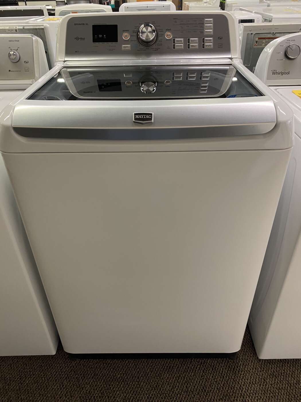 Reconditioned MAYTAG 4.8 Cu. Ft. Top-Load H/E Washer – White