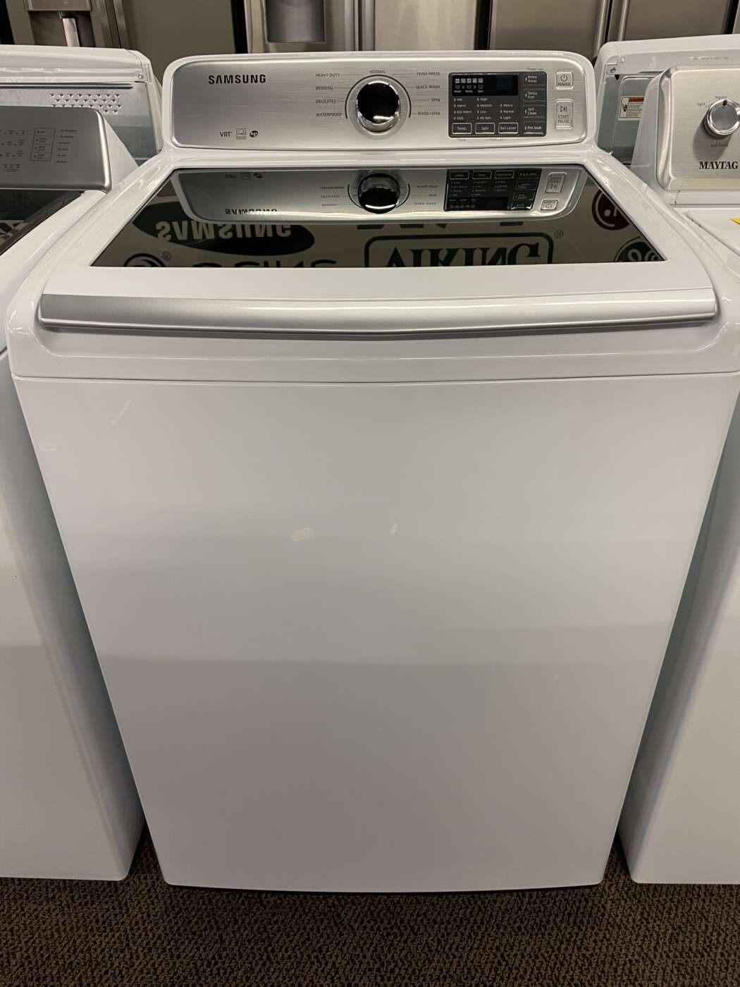 Reconditioned SAMSUNG 4.5 Cu. Ft. Top-Load H/E Washer – White