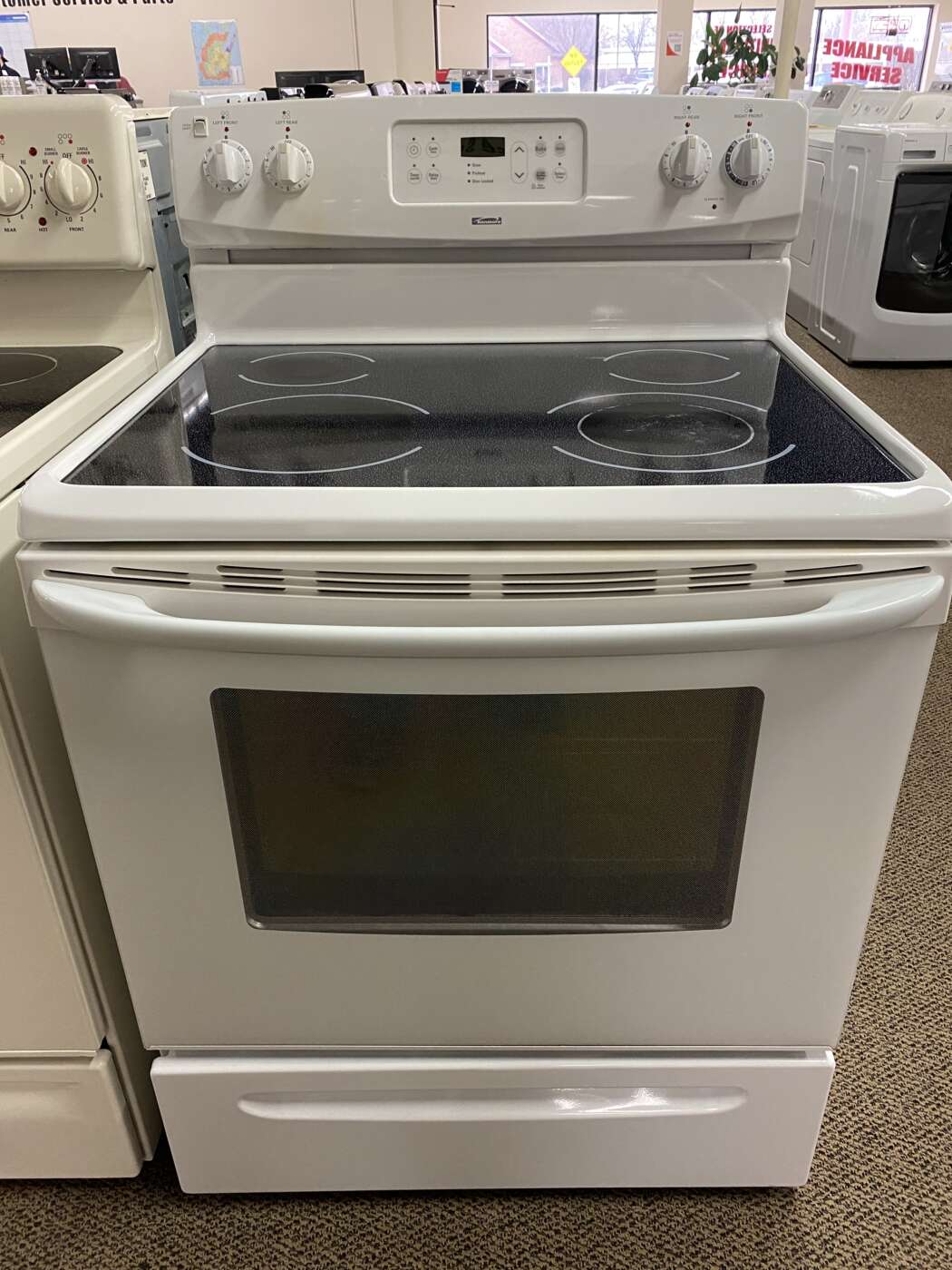 Reconditioned G/E SelfClean Oven Electric Range Bisque Howie Voigt