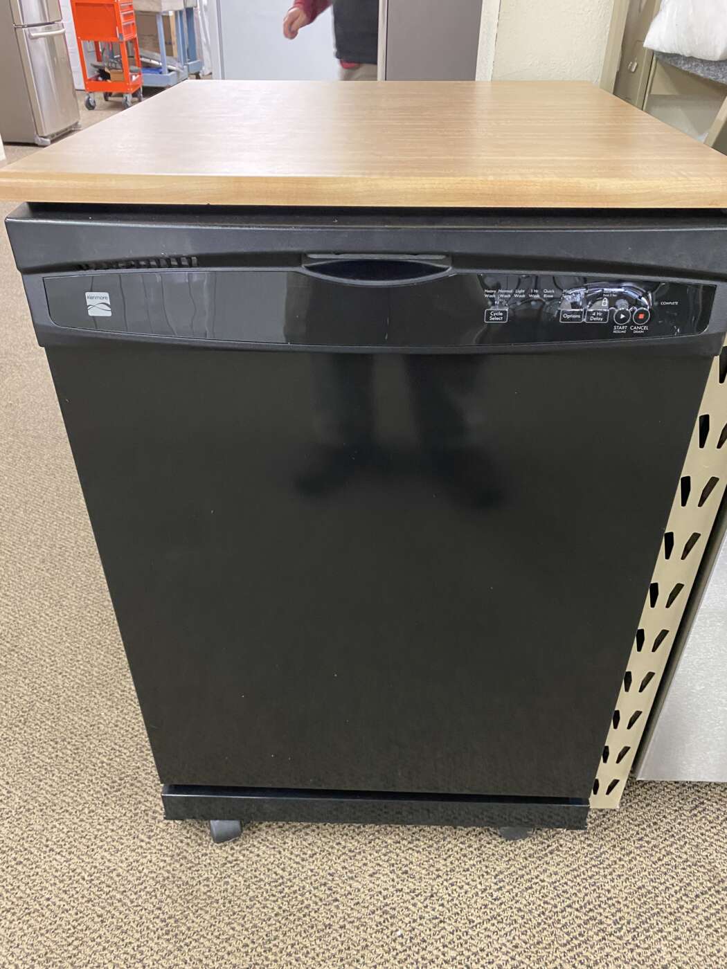 Reconditioned KENMORE PolyTub Portable Dishwasher Black Howie Voigt