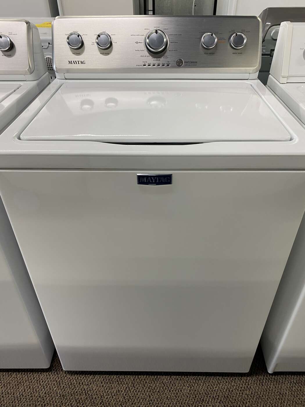 Reconditioned MAYTAG 3.8 Cu. Ft. Top-Load H/E Washer – White