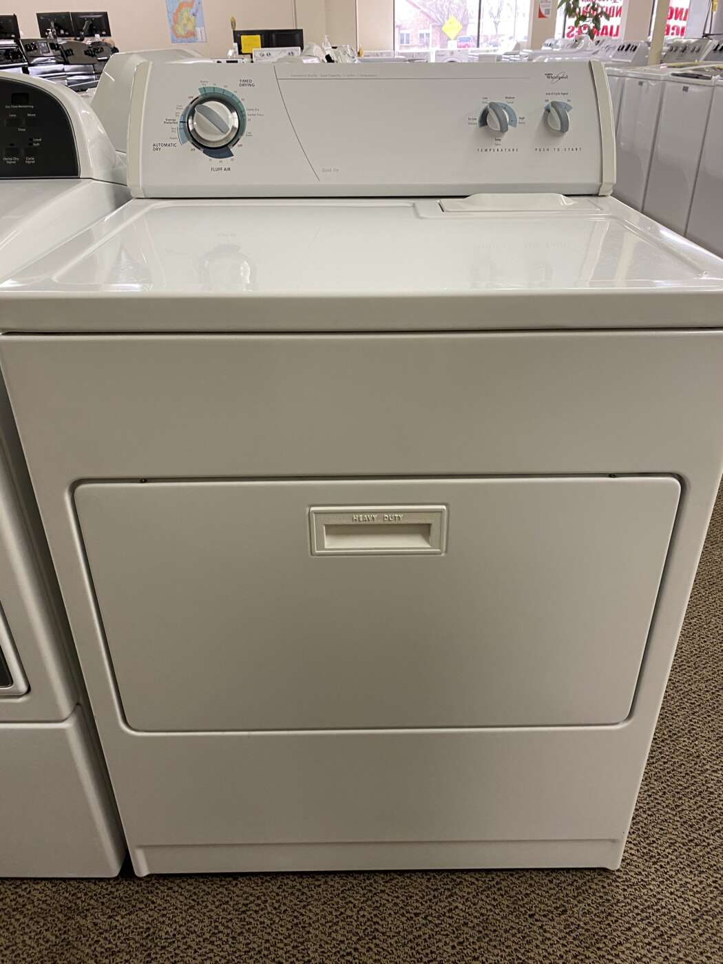 Reconditioned WHIRLPOOL 6.5 Cu. Ft. Electric Dryer – White