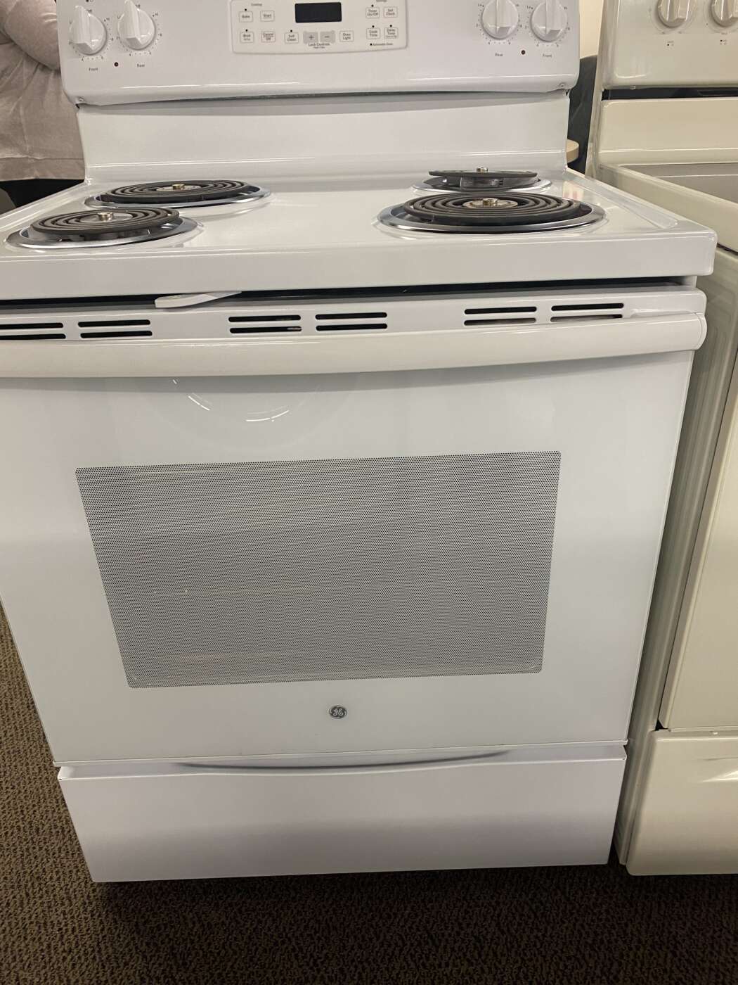 Reconditioned GE White Electric Range