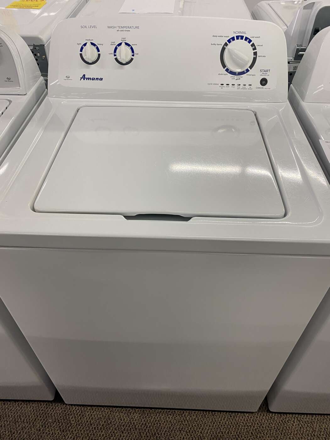 Reconditioned AMANA 3.5 Cu. Ft. Top load Washer