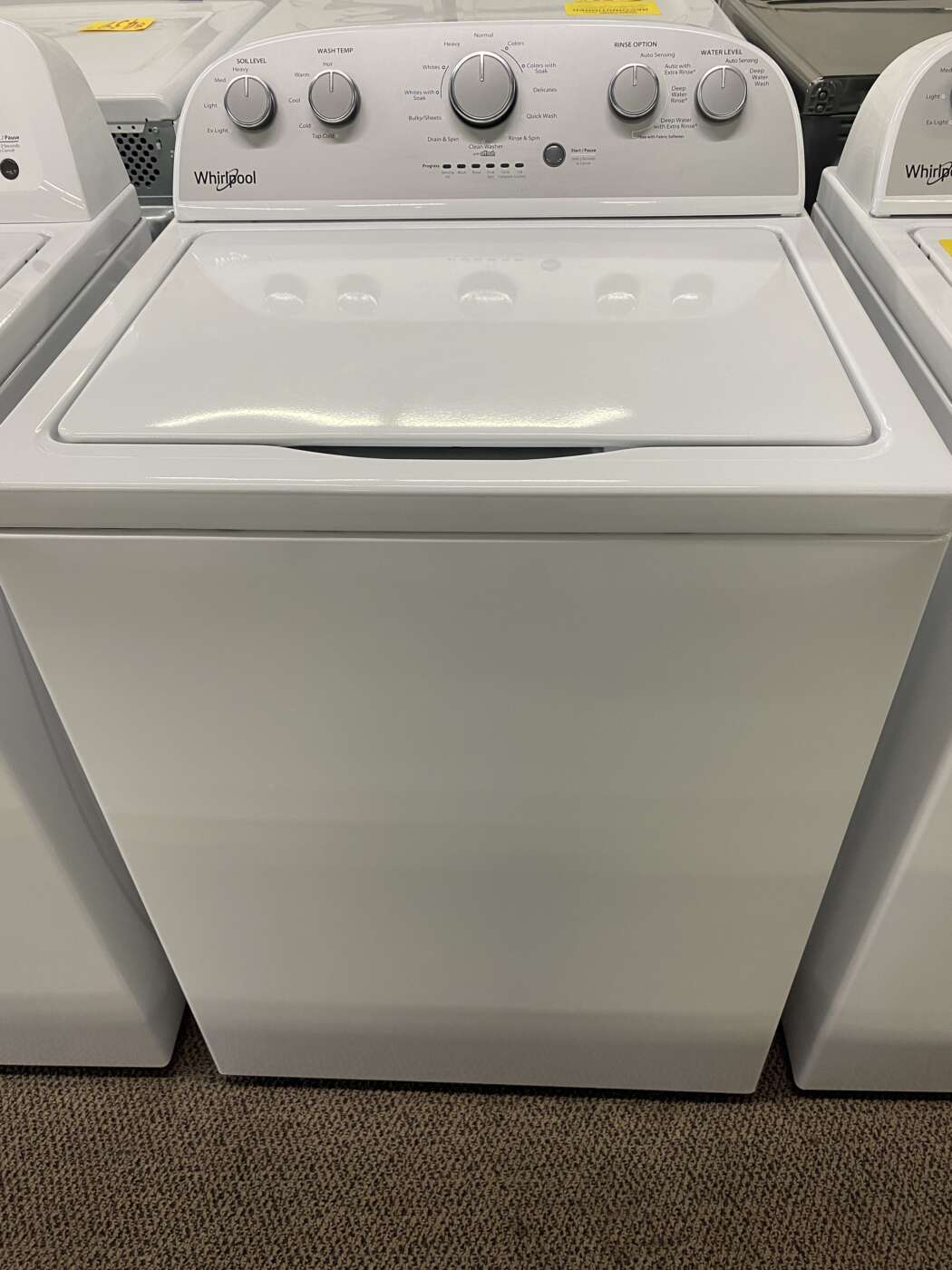 Reconditioned WHIRLPOOL 3.8 Cu. Ft. Top-Load H/E Washer