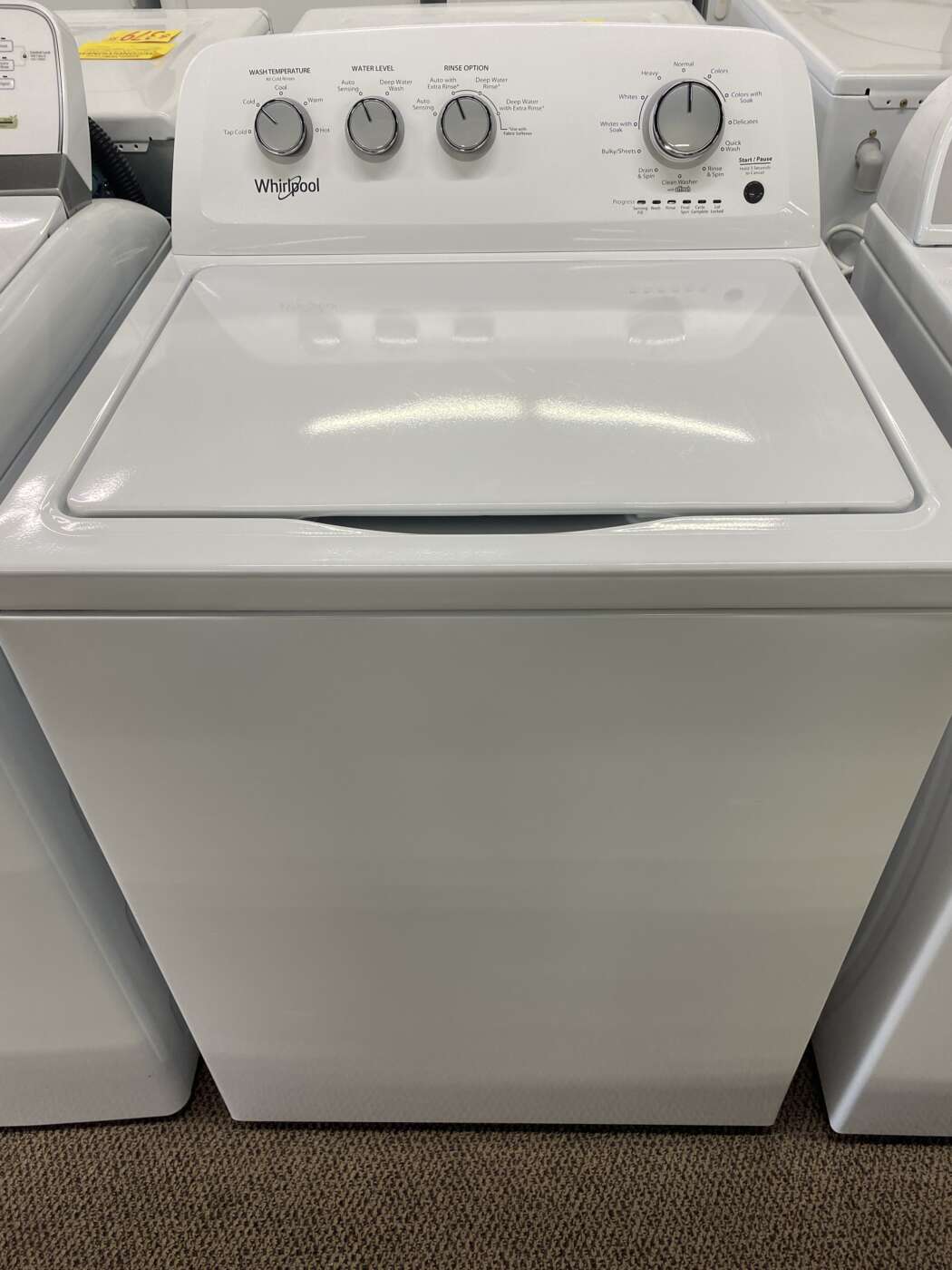 Reconditioned WHIRLPOOL 3.8 CU. FT Top-Load Washer