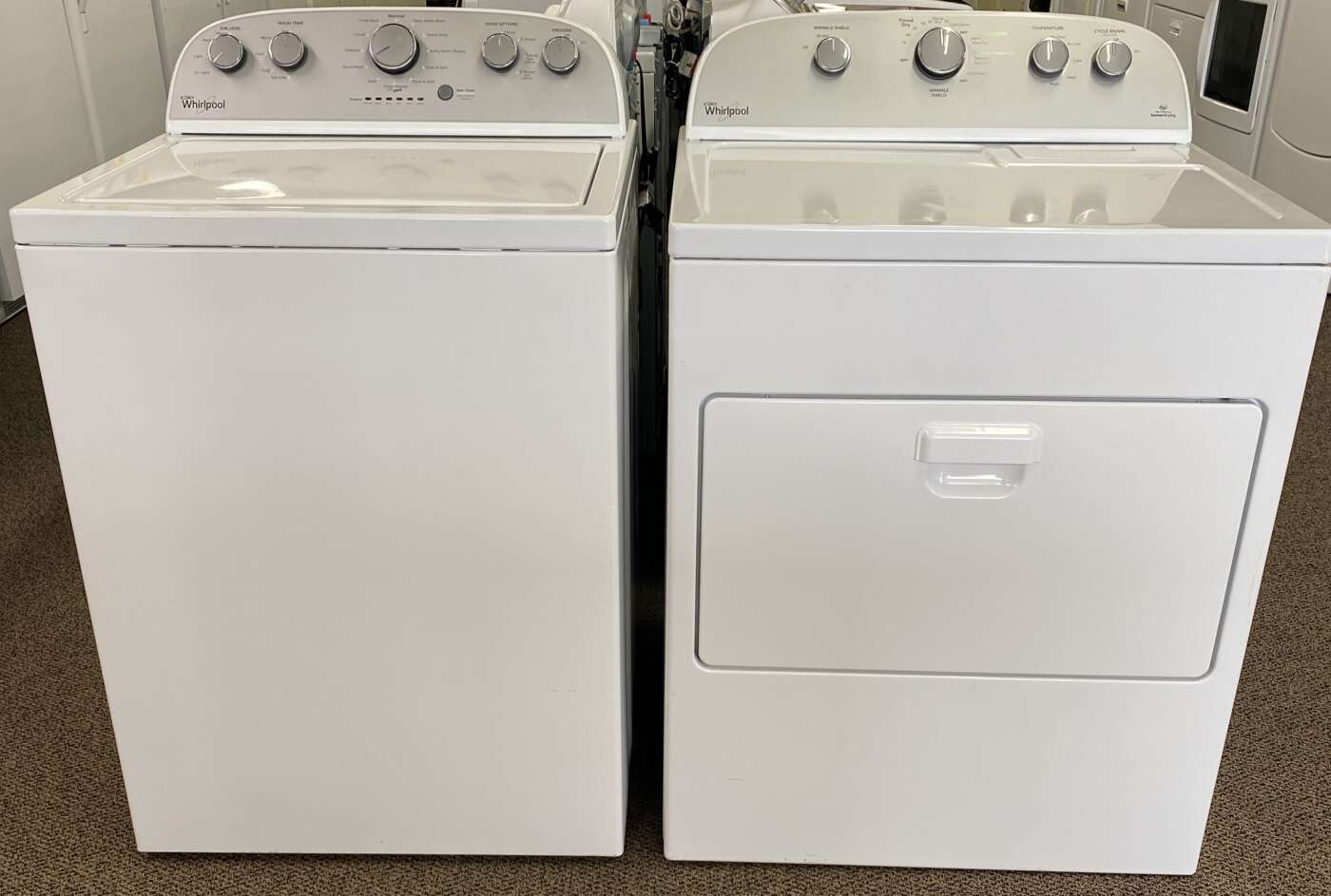 Reconditioned WHIRLPOOL 4.3 Cu. Ft. Top-Load Washer And 7.0 Cu. Ft. Electric Dryer