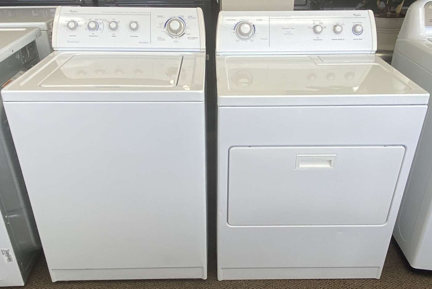 Reconditioned WHIRLPOOL Top-Load Washer AND Electric Dryer