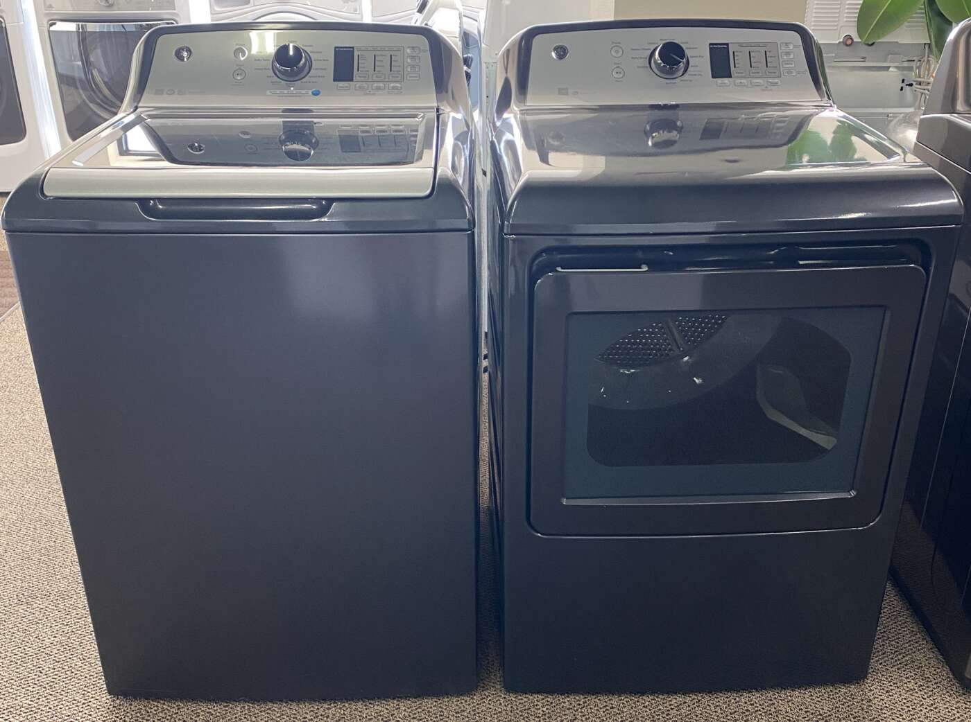 Reconditioned GE 4.5 Cu. Ft. Top-Load Washer And 7.4 Cu. Ft. Electric Dryer