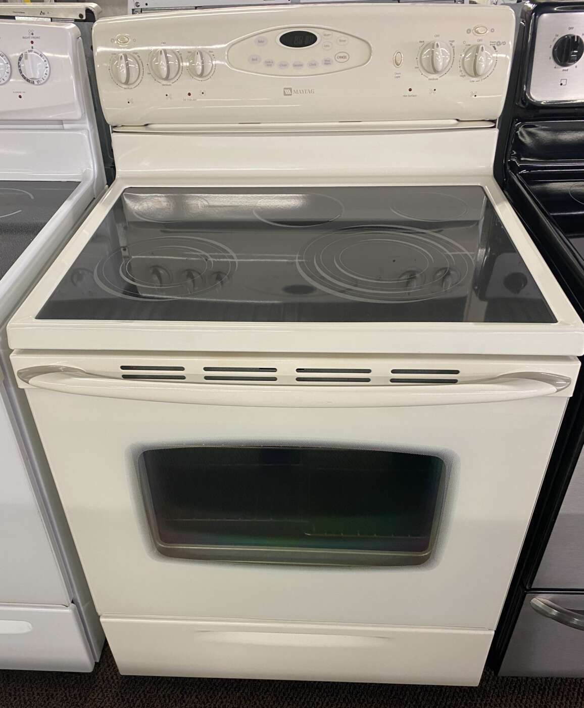 Reconditioned MAYTAG 5.3 Cu. Ft. Electric Range With Self-Clean (Bisque)