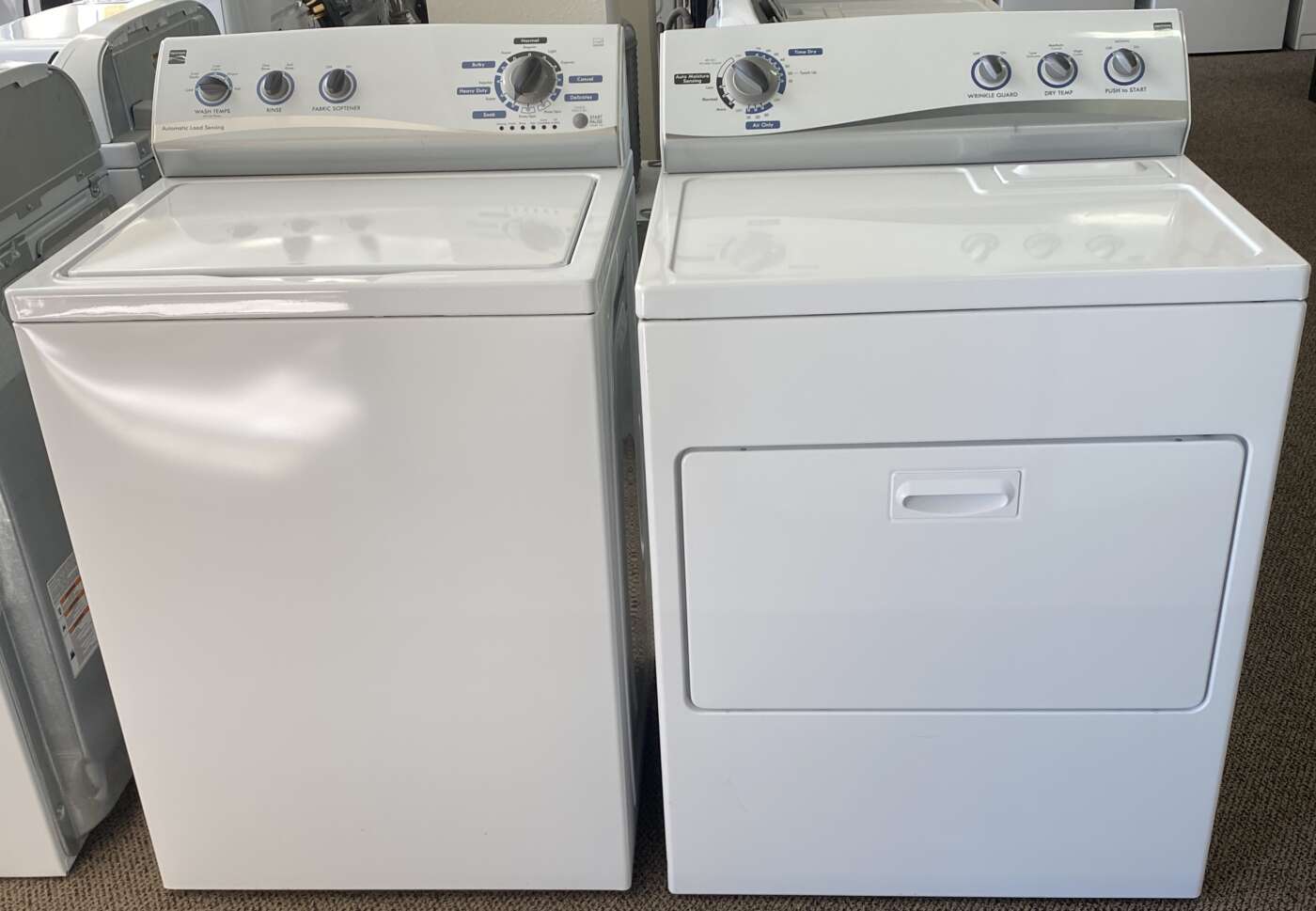 Reconditioned KENMORE Top-Load Washer and Electric Dryer Set