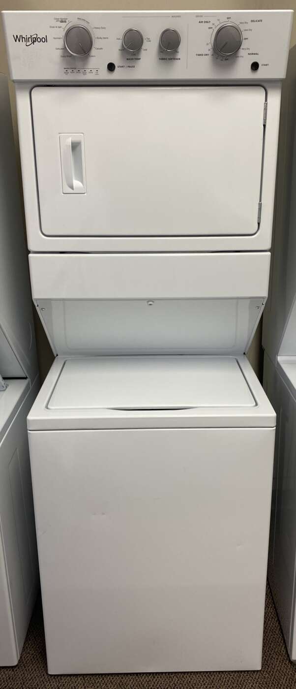 Reconditioned WHIRLPOOL 3.5 Cu. Ft. Washer and 5.9 Cu. Ft. Electric Dryer Combo Unit