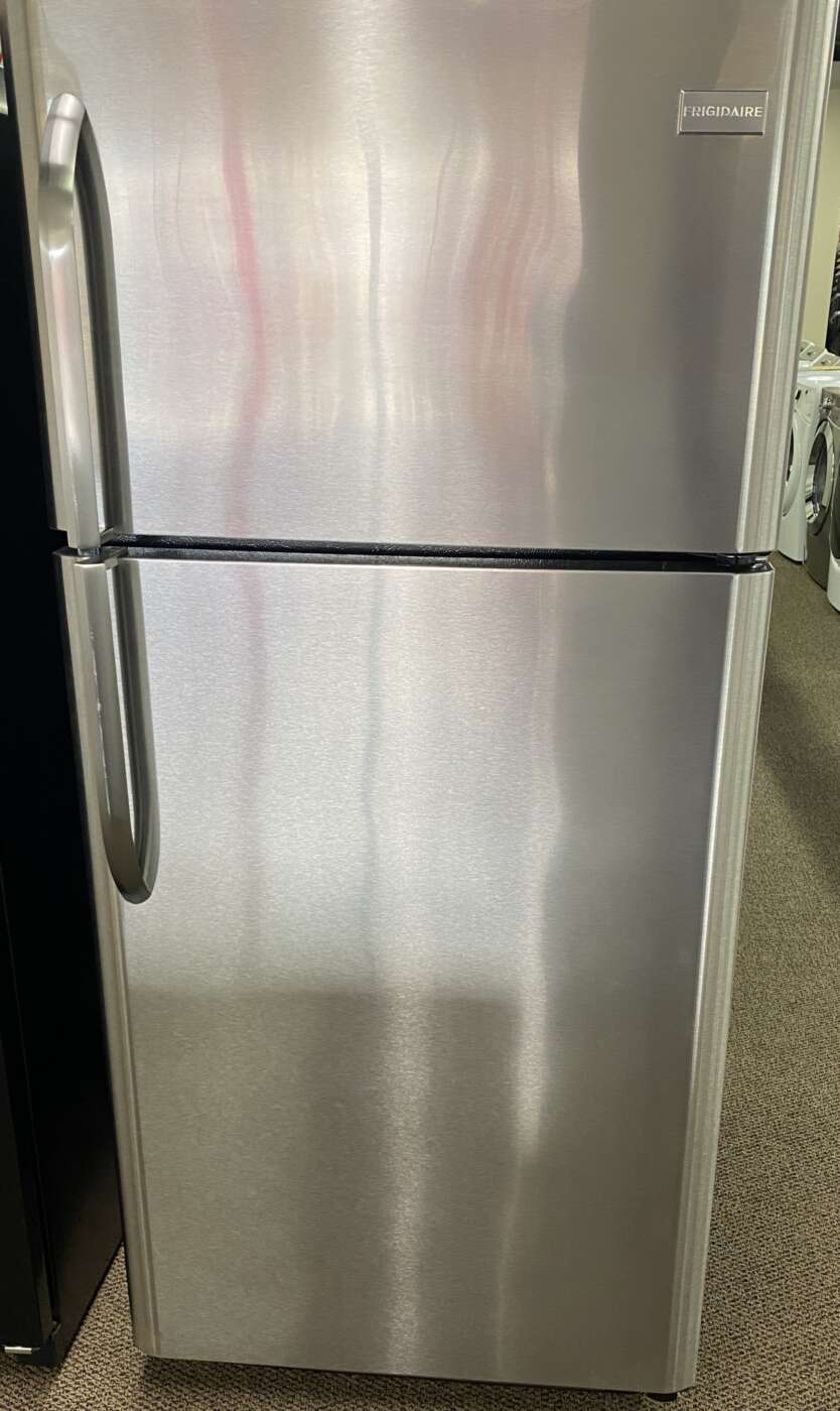 Reconditioned FRIGIDAIRE 18 Cu. Ft. Top-Mount Refrigerator (Stainless Steel)