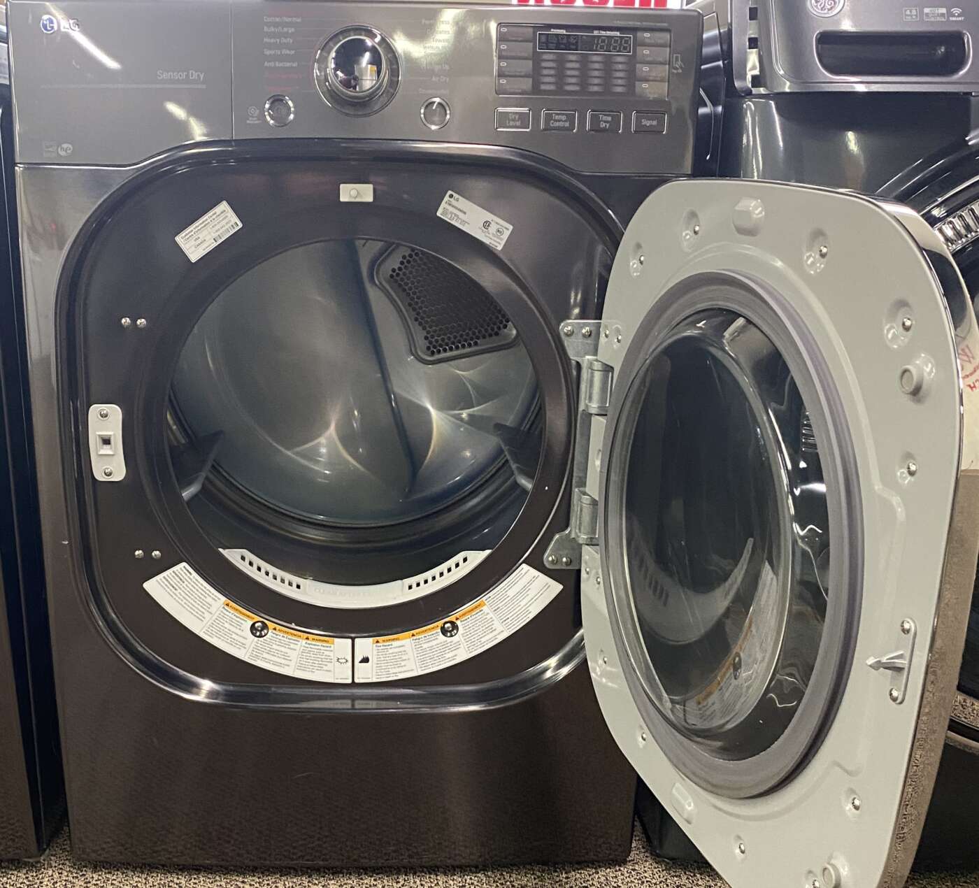 Reconditioned LG 5.2 Cu. Ft. FrontLoad Washer and 7.4 Cu. Ft. Electric