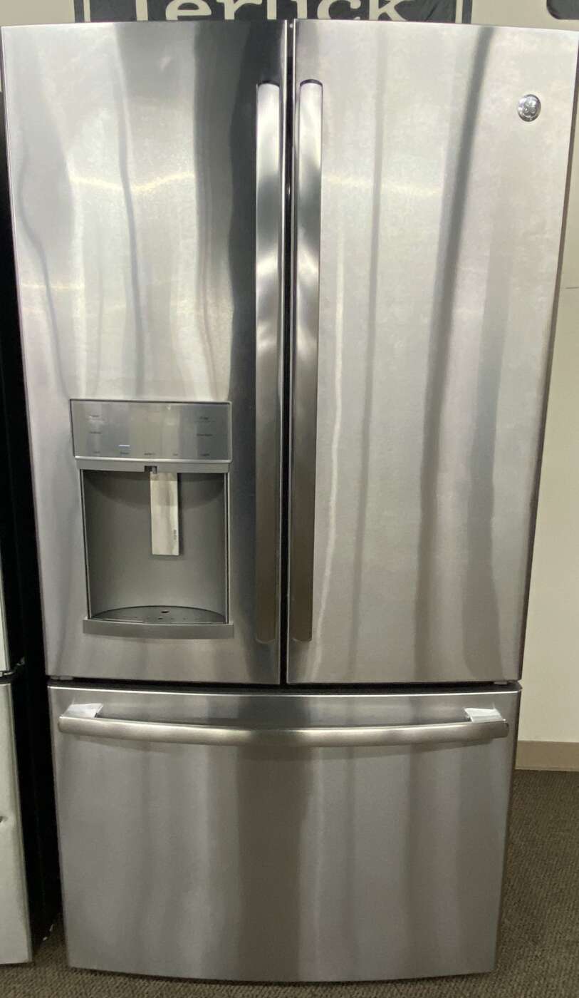 Reconditioned GE 22.1 Cu. Ft. Counter Depth French-Door Refrigerator (Stainless-Steel)