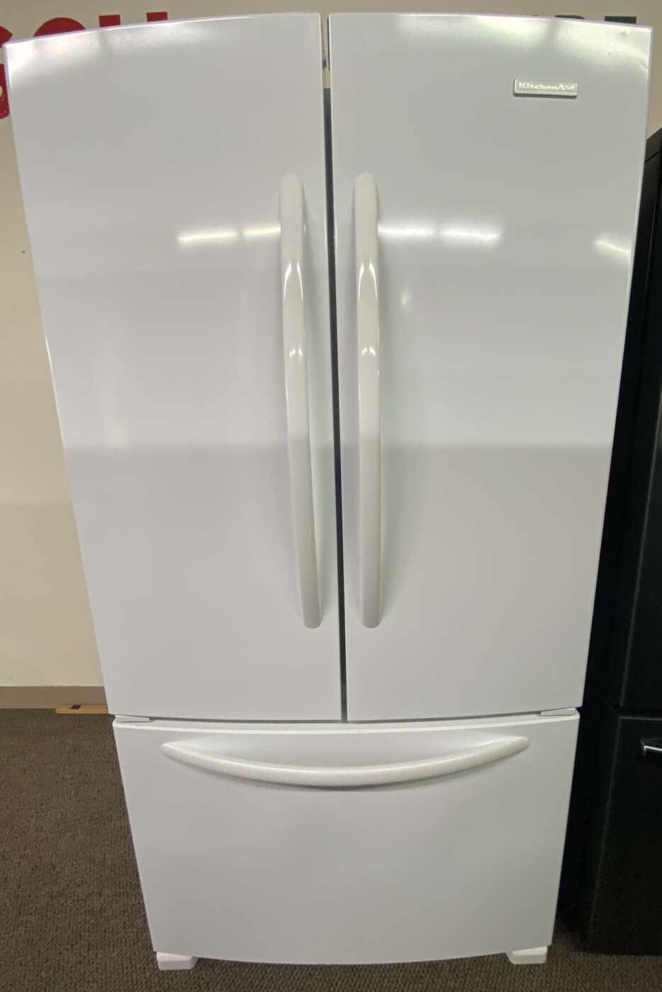 Reconditioned KITCHENAID 25 Cu. Ft. French-Door Refrigerator with Internal Water Dispenser and Ice Maker (White)