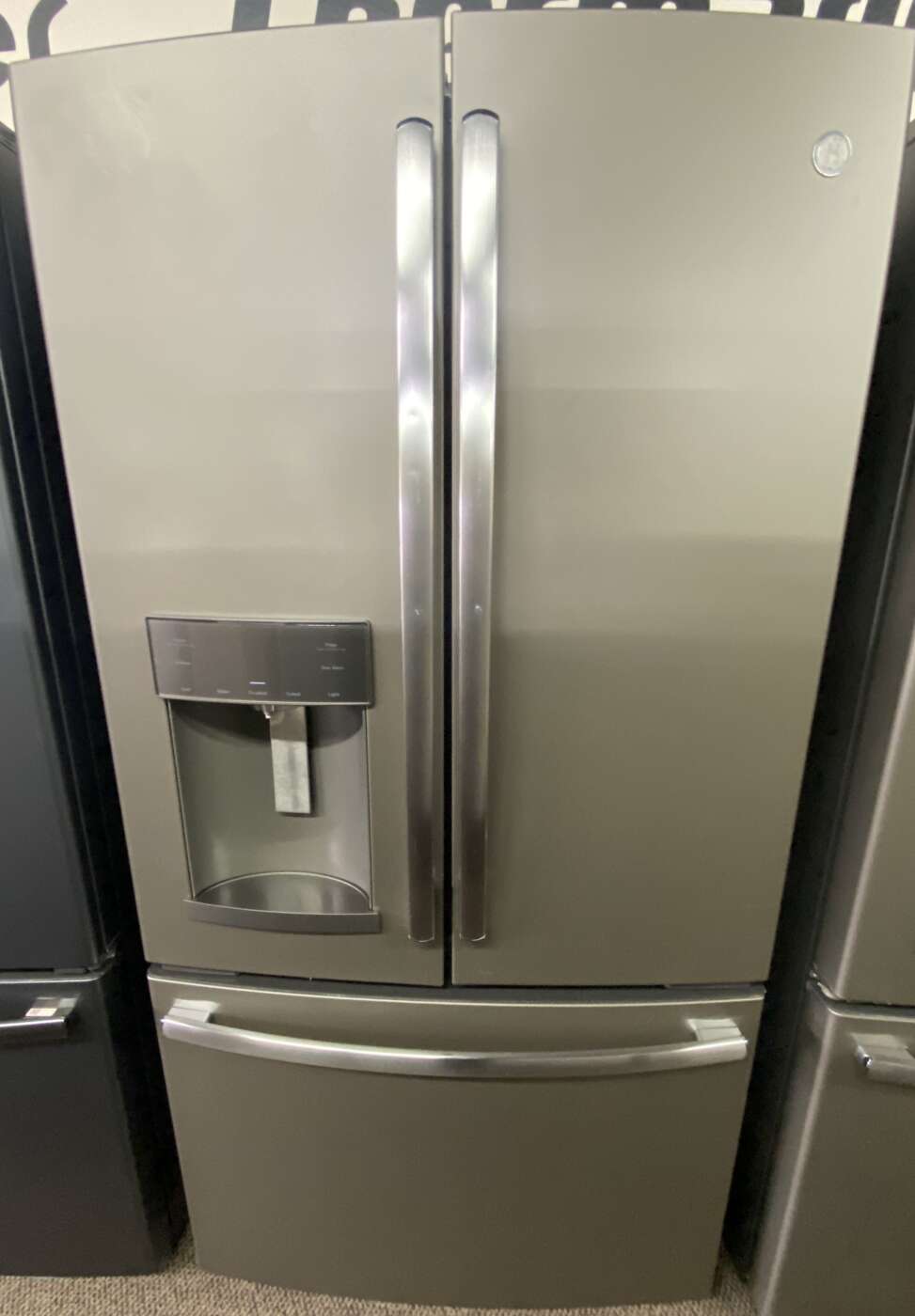 Reconditioned GE 22.1 Cu. Ft. Counter Depth French-Door Refrigerator (Slate)