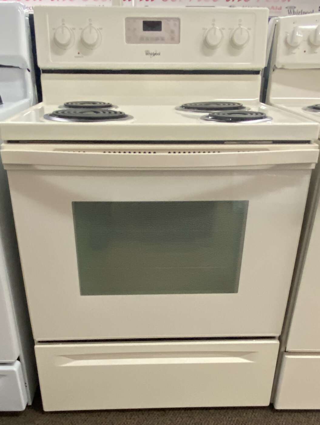 Reconditioned WHIRLPOOL Electric Coil-Top Range (Bisque)