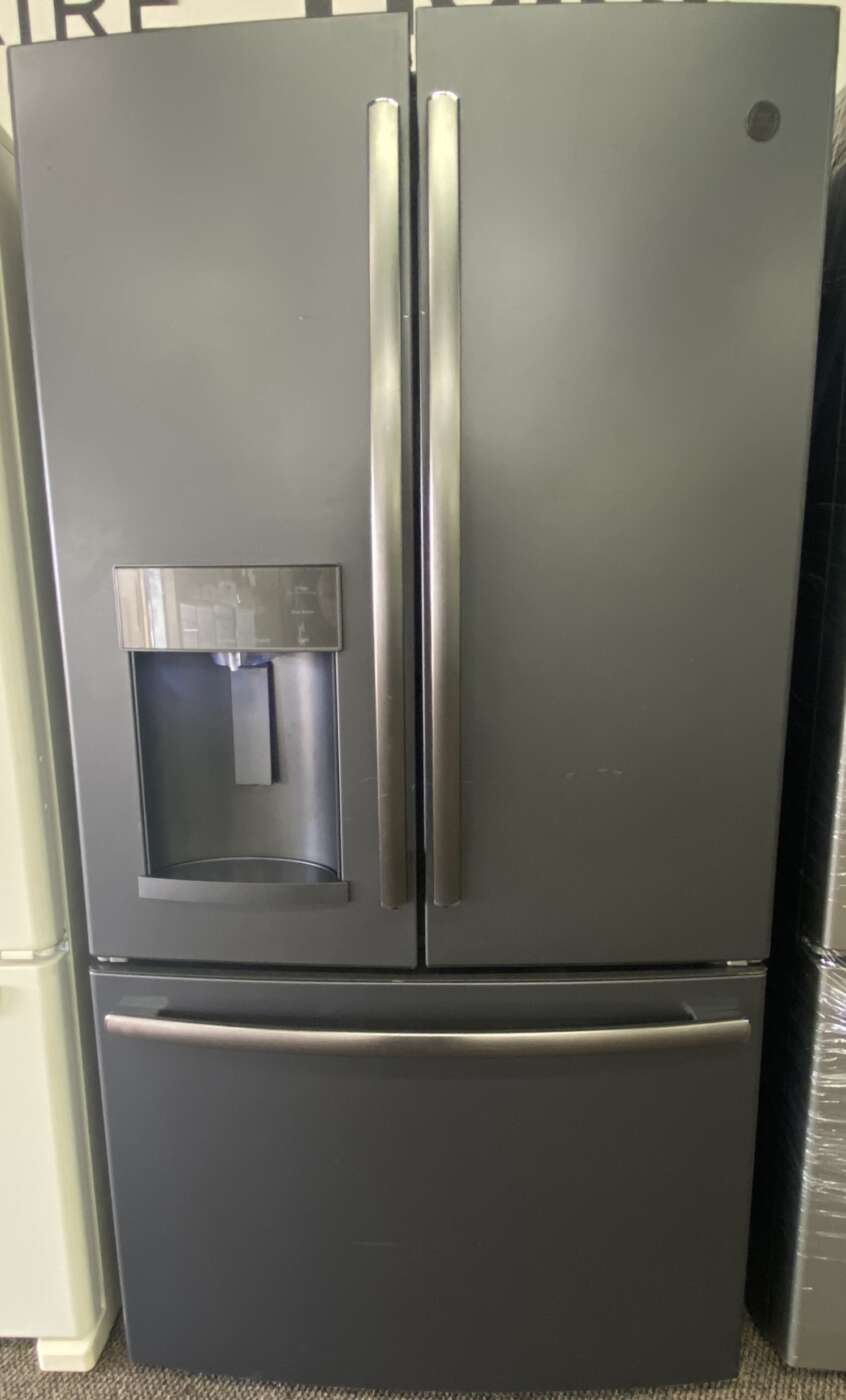 Reconditioned GE 27 Cu. Ft. French Door Refrigerator (Black Slate)