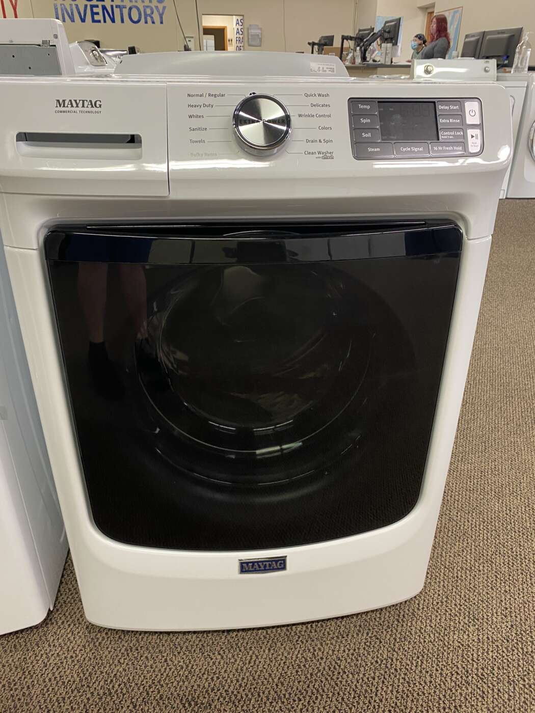 Reconditioned Maytag 4.8 cu. ft. Front Load Washer (White)