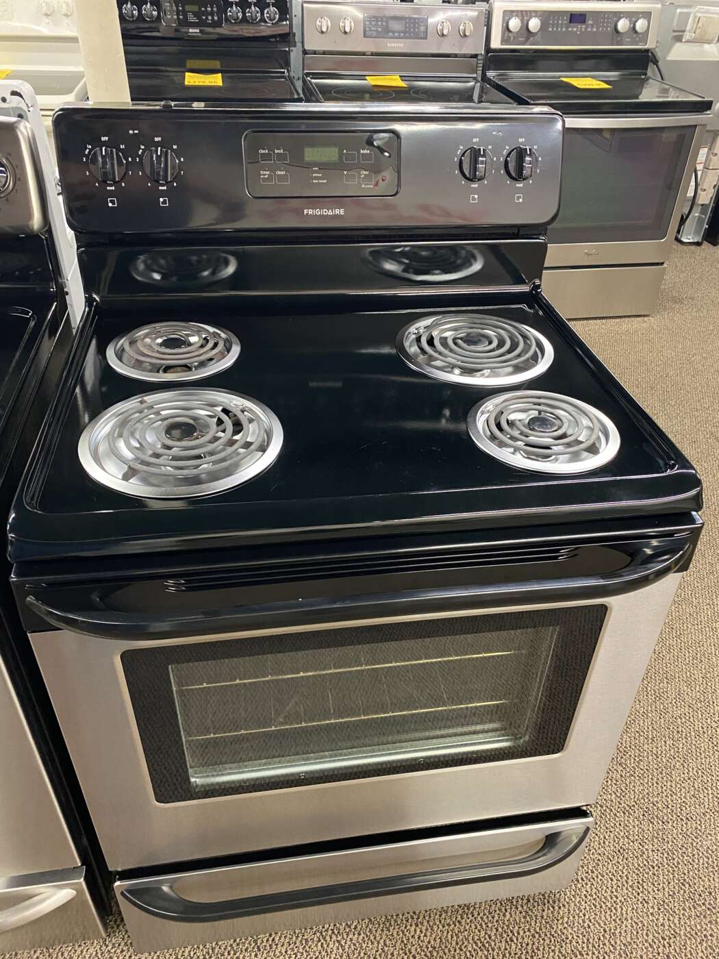 Reconditioned Frigidaire Coil Top Electric Range (Stainless Steel)