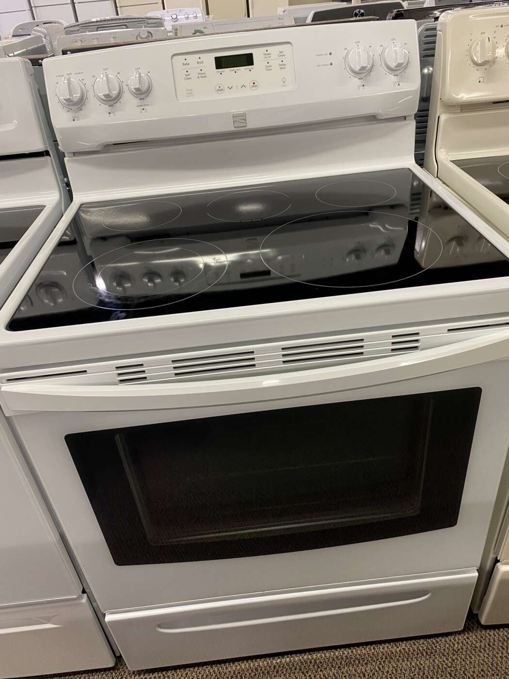 Reconditioned Kenmore Smooth Top Range (White)