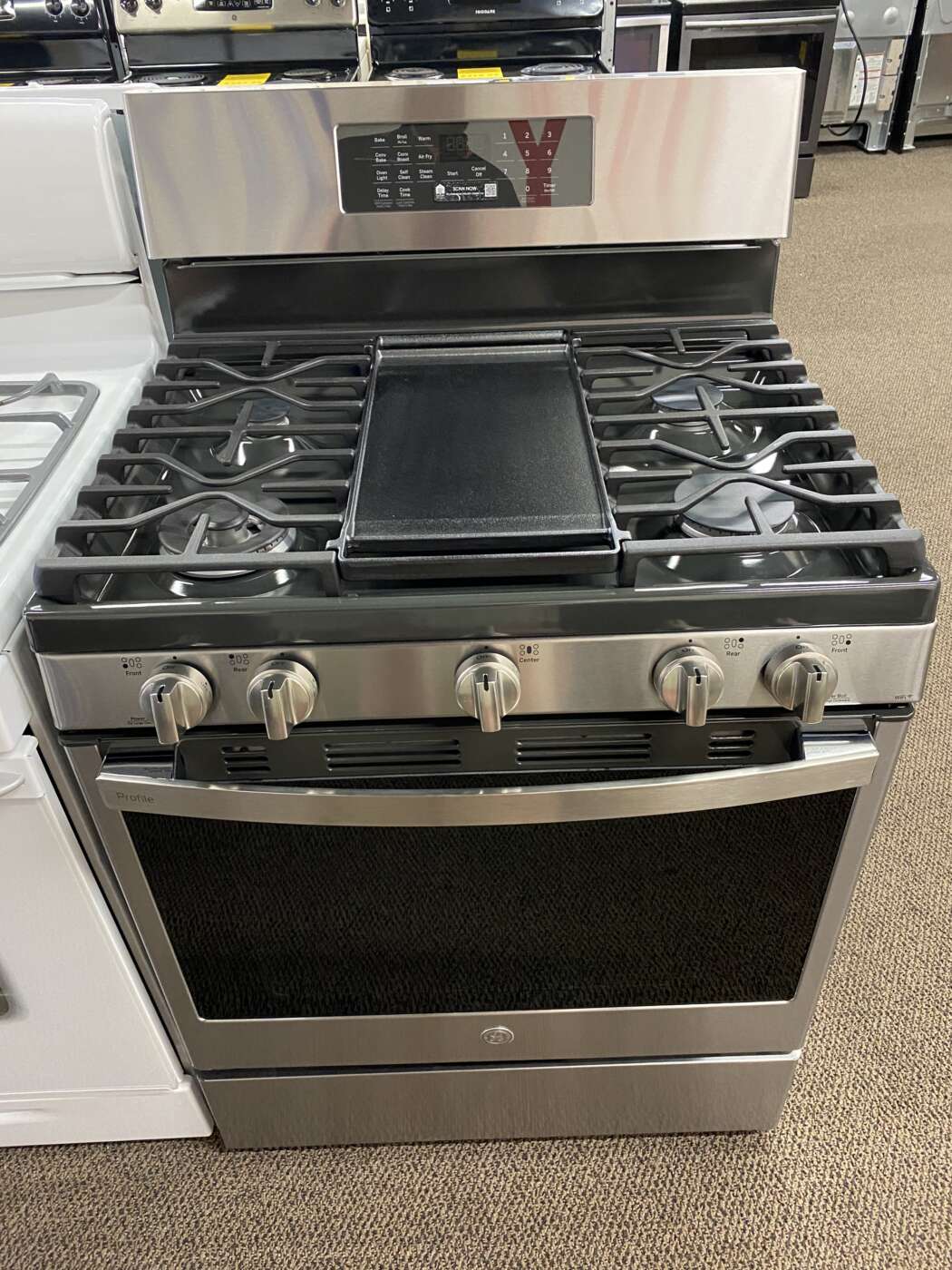Reconditioned GE Gas Range (Stainless Steel)