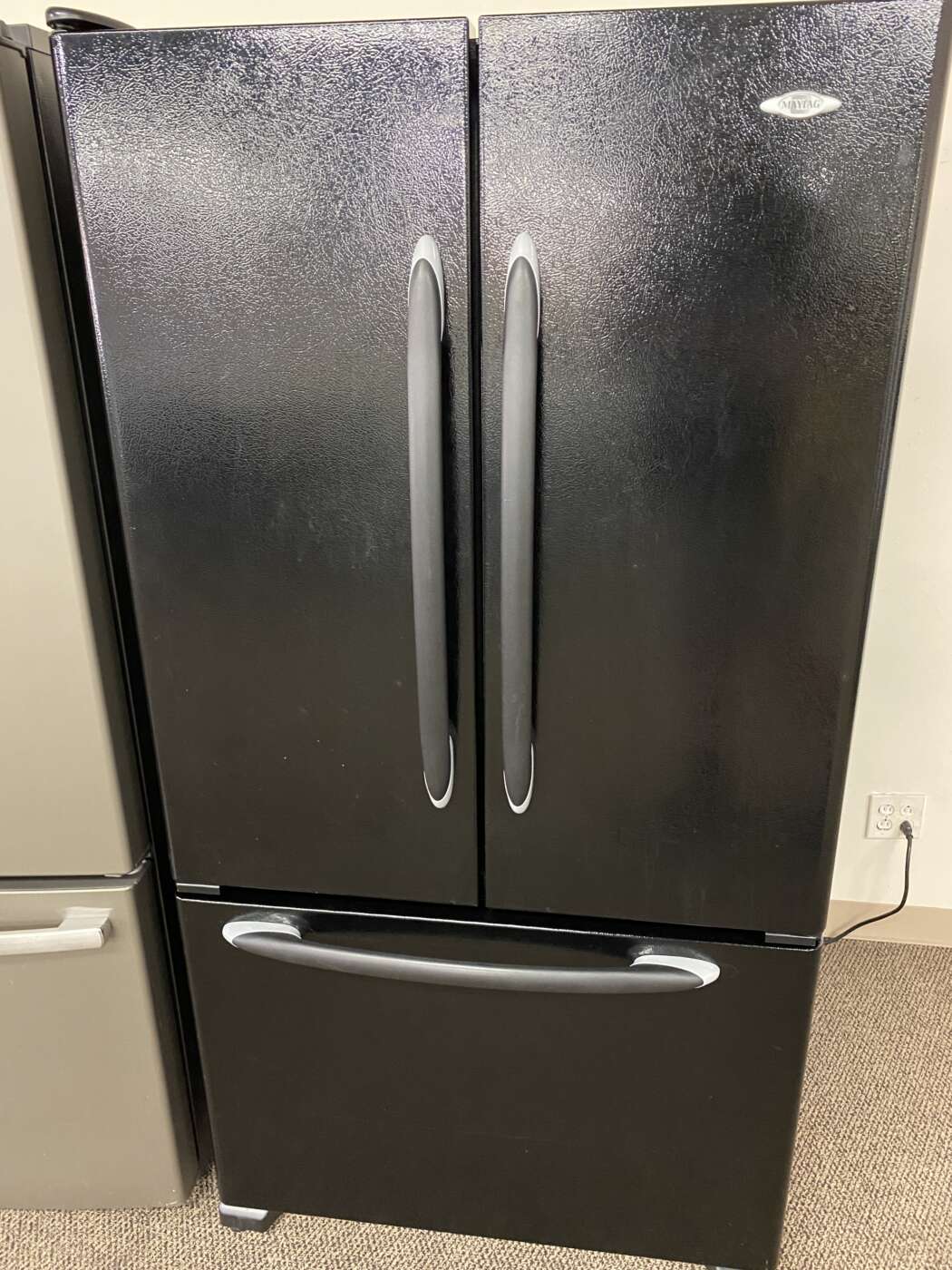Reconditioned Maytag 25 cu. ft. French Door Refrigerator (Black)