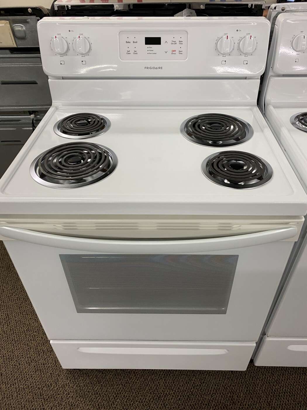Reconditioned Frigidaire Coil Top Electric Range (White)