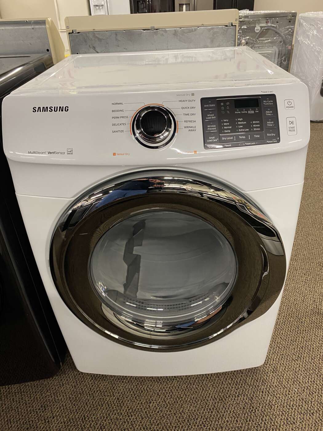 Reconditioned Samsung 7.5 Cu. Ft. Electric Dryer (White)