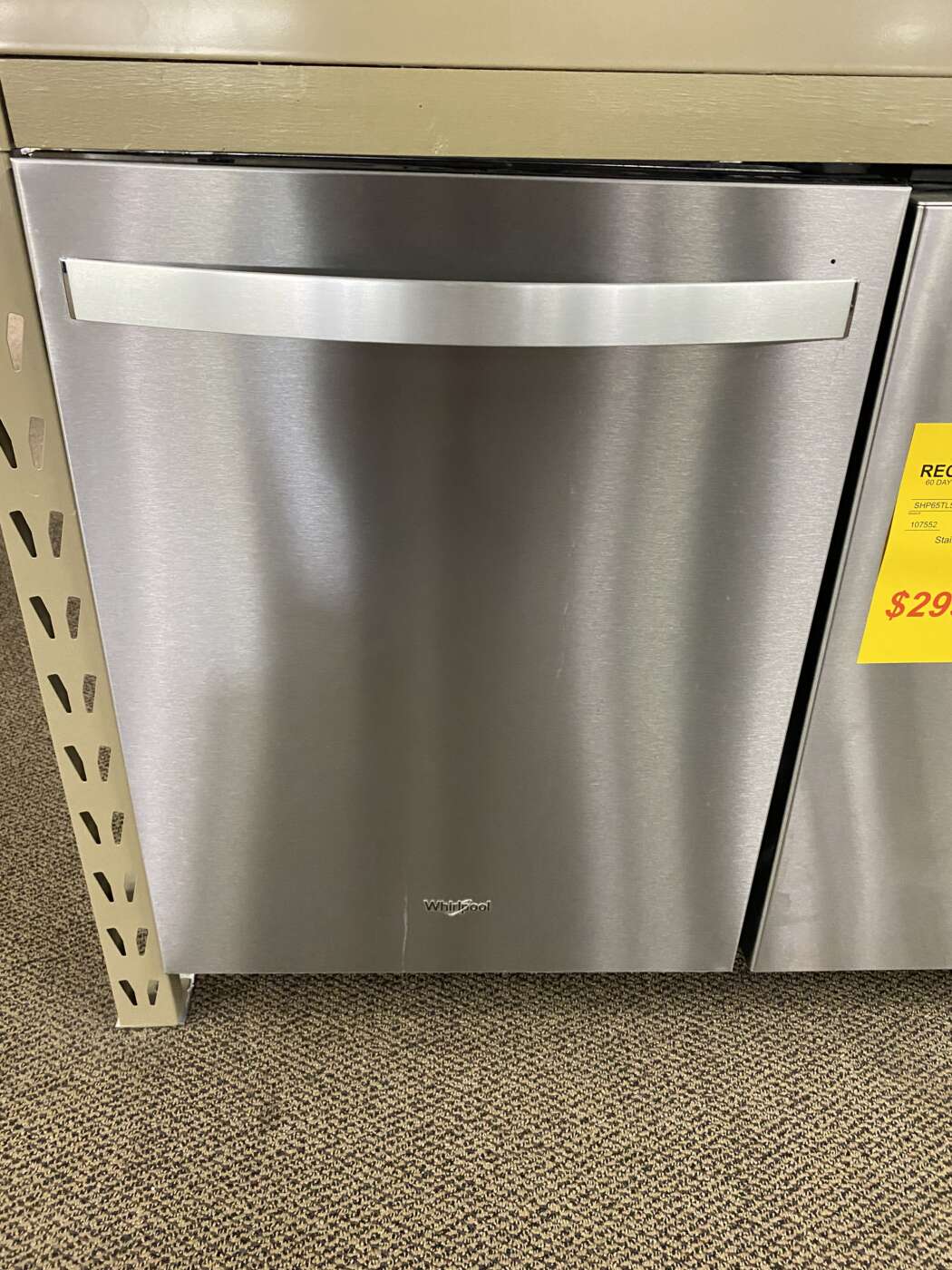 Reconditioned Whirlpool Dishwasher with Stainless Steel Tub (Stainless Steel)