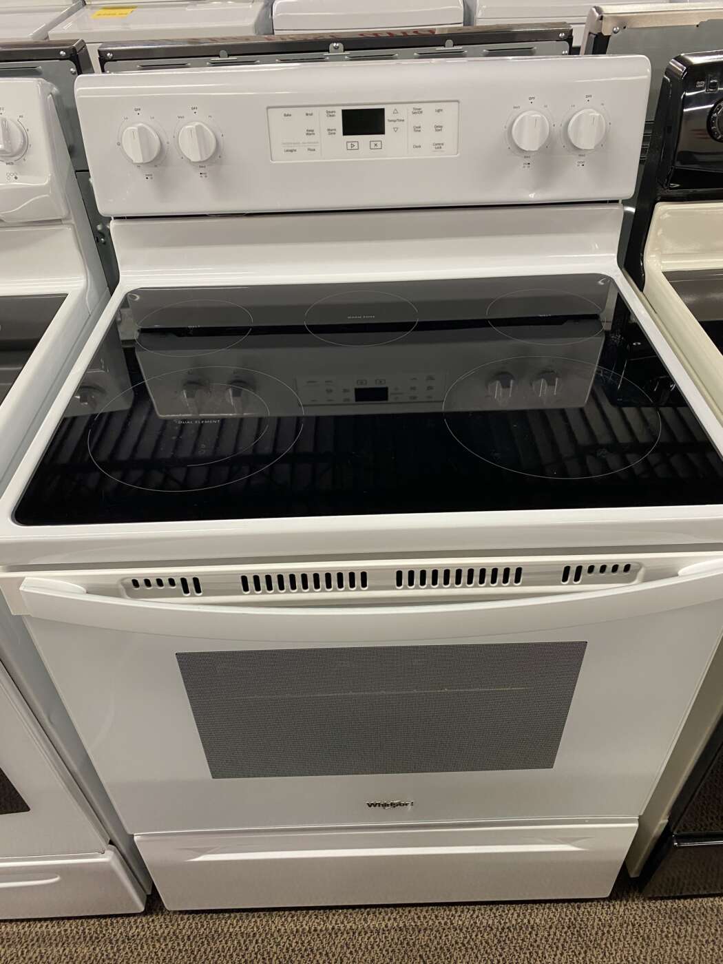 Reconditioned Whirlpool Smooth Top Electric Range (White)