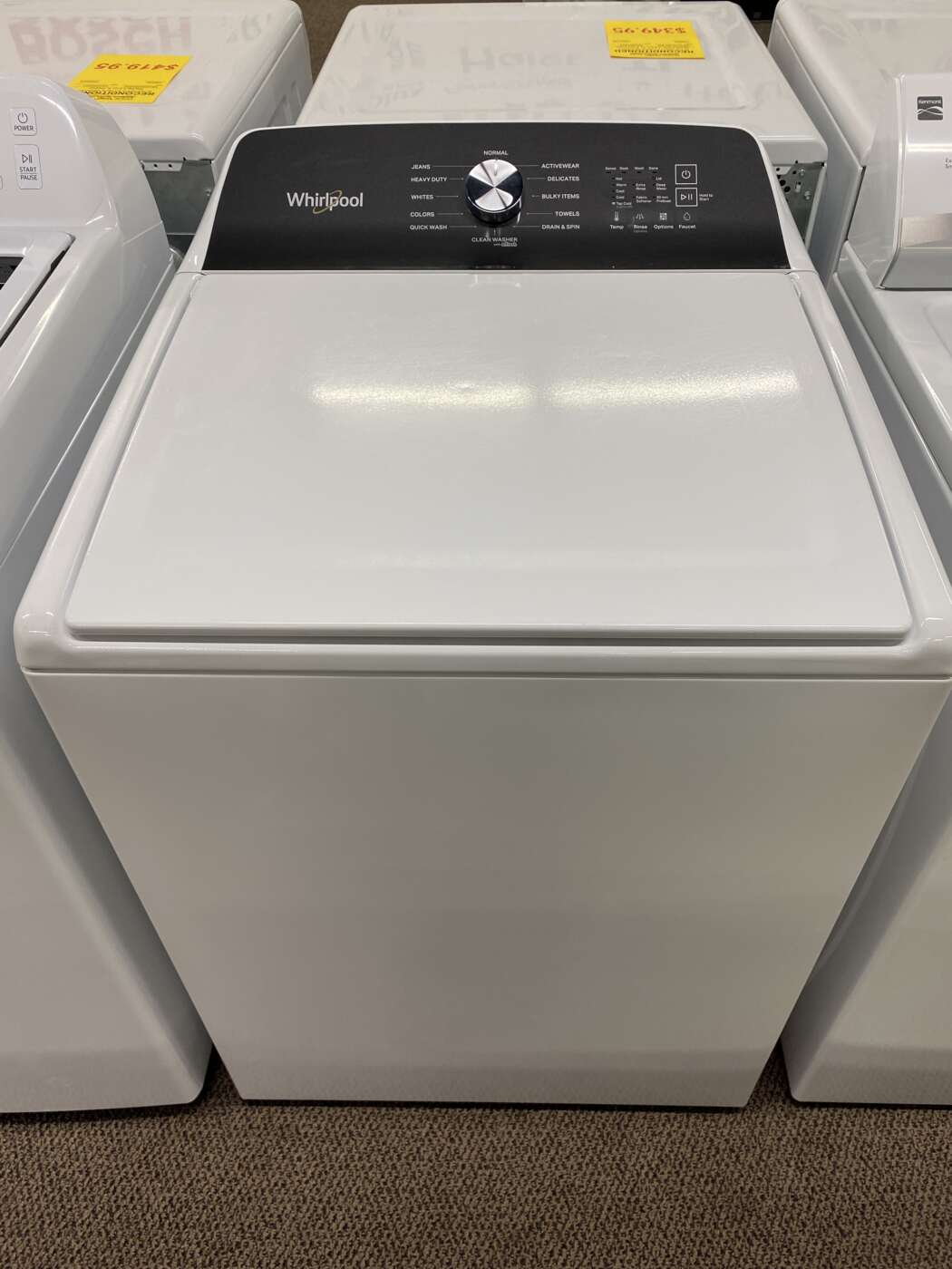 Reconditioned Whirlpool 4.6 cu. ft. Top Load Washer (White)