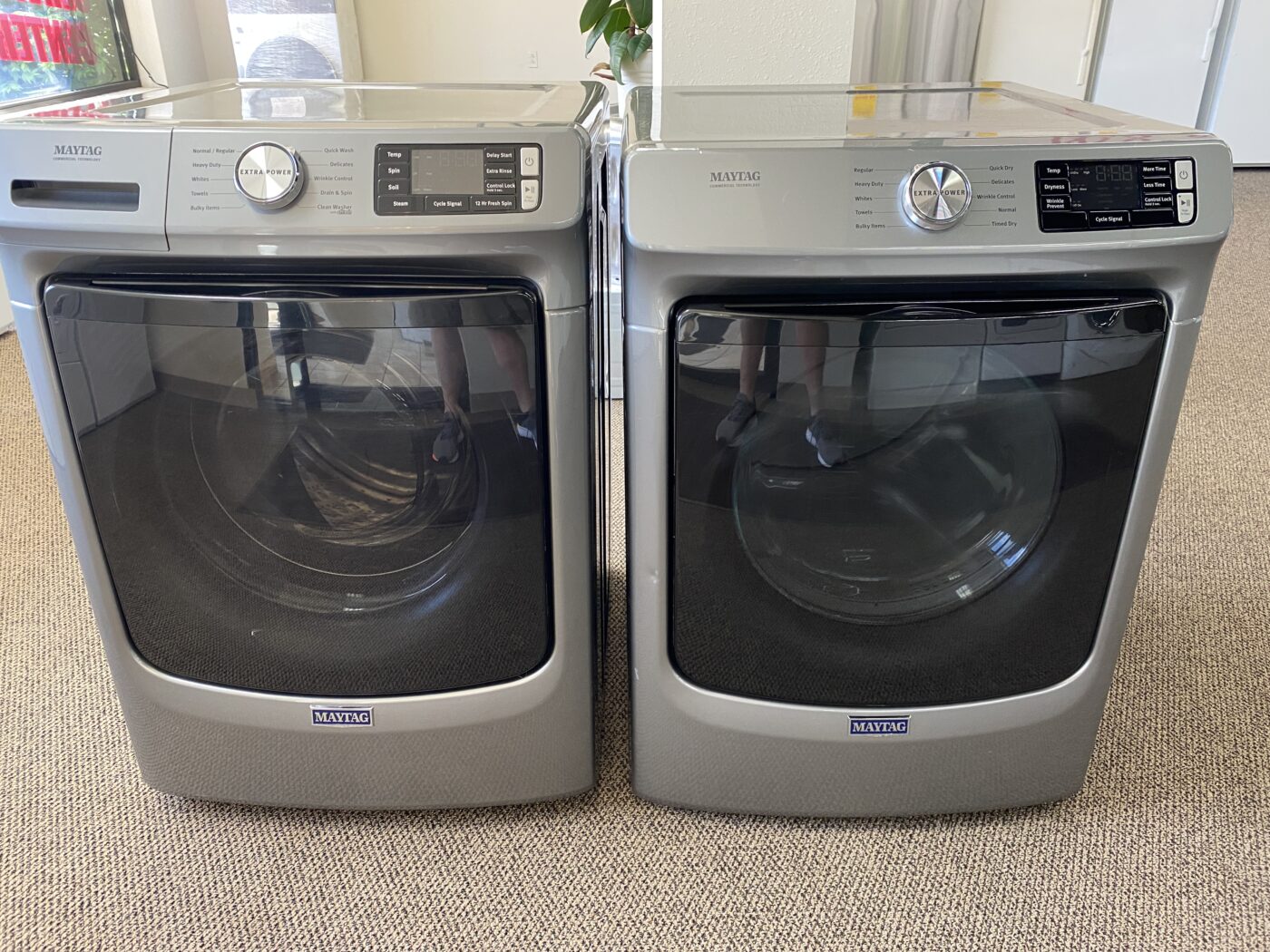 Reconditioned Maytag 4.5 cu. ft. Front Load Washer & 7.3 cu. ft. Electric Dryer (Slate)