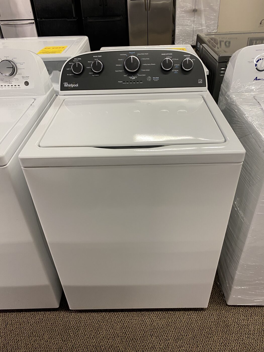 Reconditioned Whirlpool 3.8 cu. ft. Top Load Washer (White)