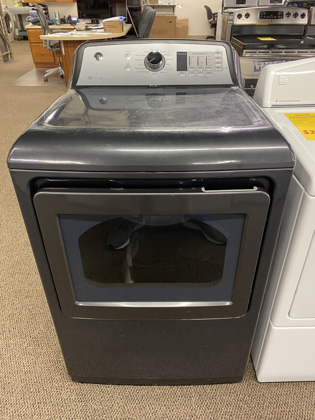 Reconditioned GE 7.4 cu. ft. Electric Dryer (Diamond Gray)