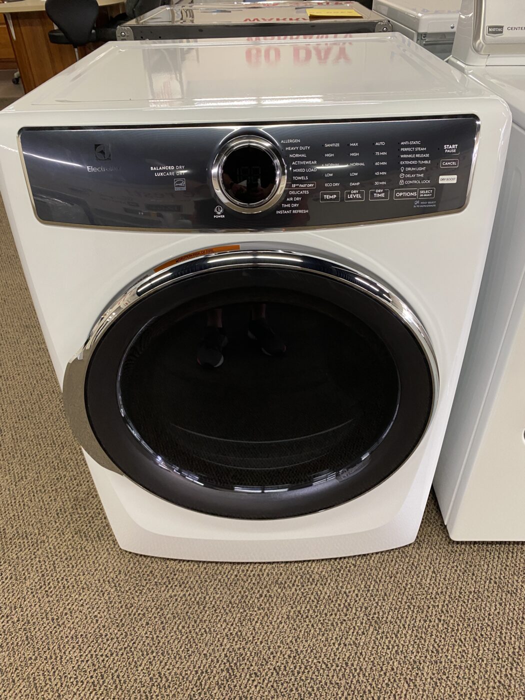 Reconditioned Frigidaire 8.0 cu. ft. Electric Dryer (White)