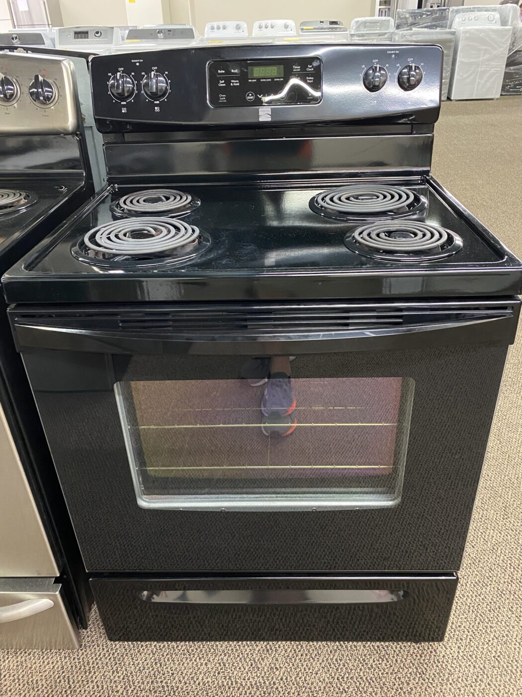 Reconditioned Kenmore Coil Top Electric Range (Black)