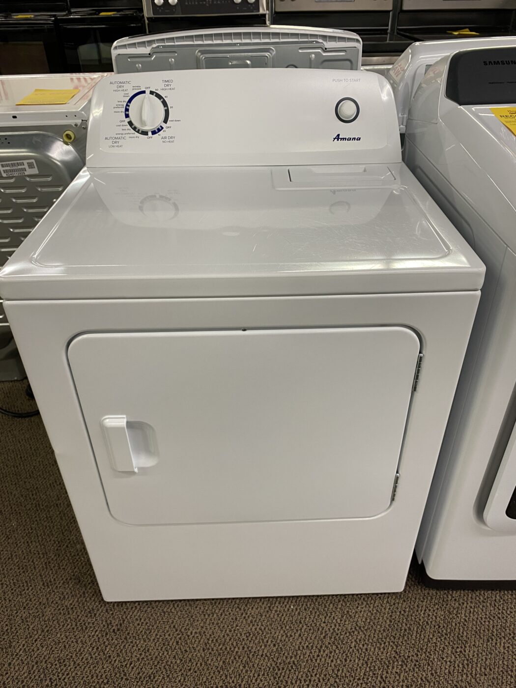 Reconditioned Amana 6.0 cu. ft. Electric Dryer (White)