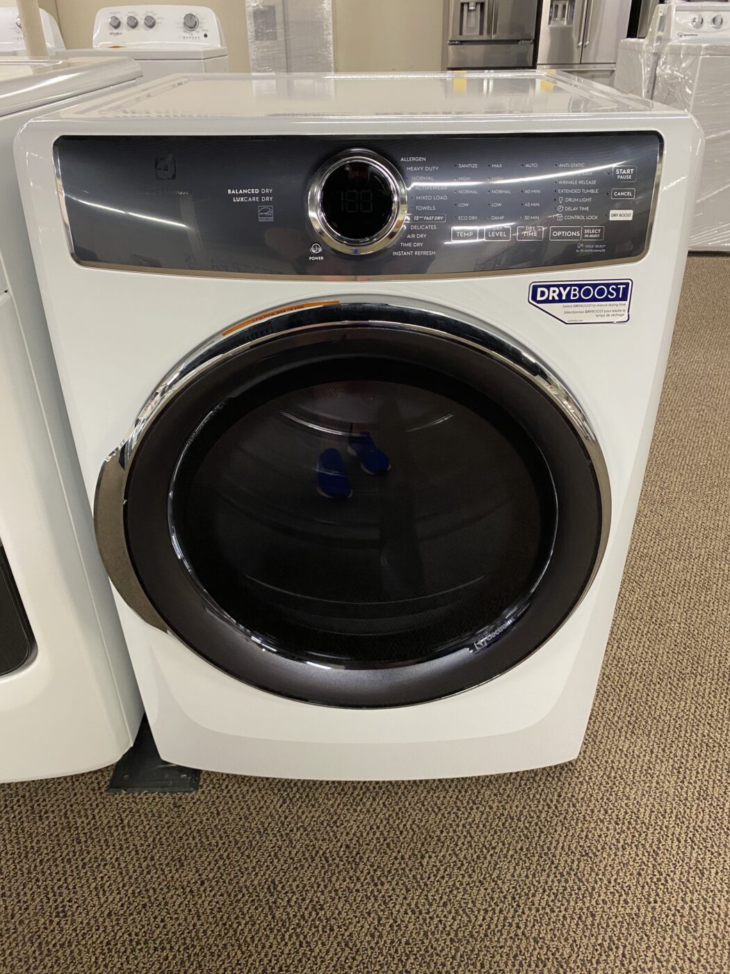 Reconditioned Electrolux 8.0 cu. ft. Electric Dryer (White)