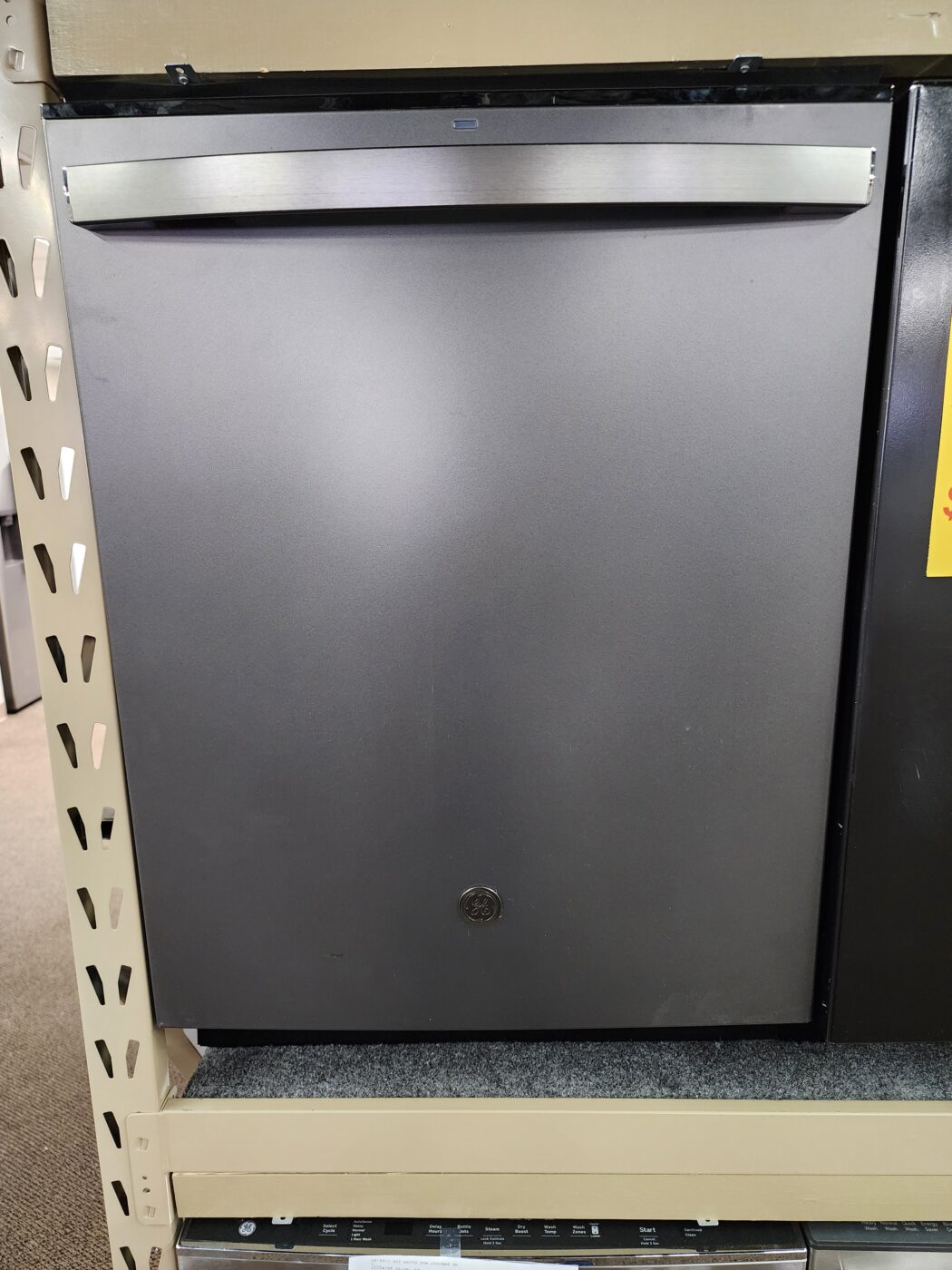 Reconditioned GE Dishwasher with 3rd Rack and Stainless Steel Tub (Slate)