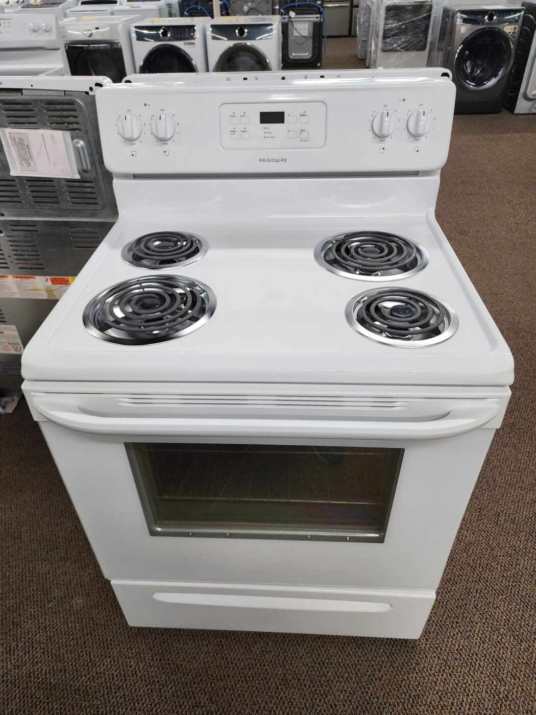 Reconditioned Frigidaire Coil Top Electric Range (White)
