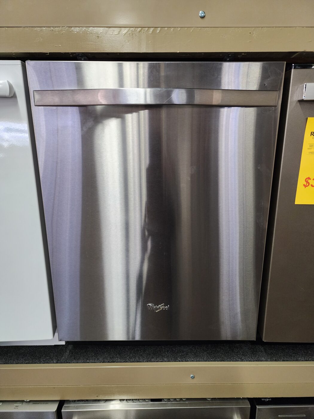 Reconditioned Whirlpool Dishwasher with Stainless Steel Tub (Stainless Steel)
