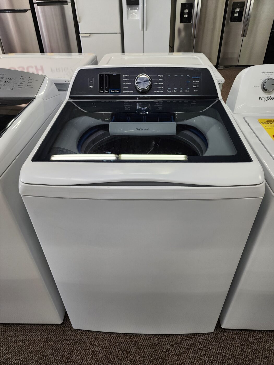 Reconditioned GE 5.3 cu. ft. Top Load Washer (White)