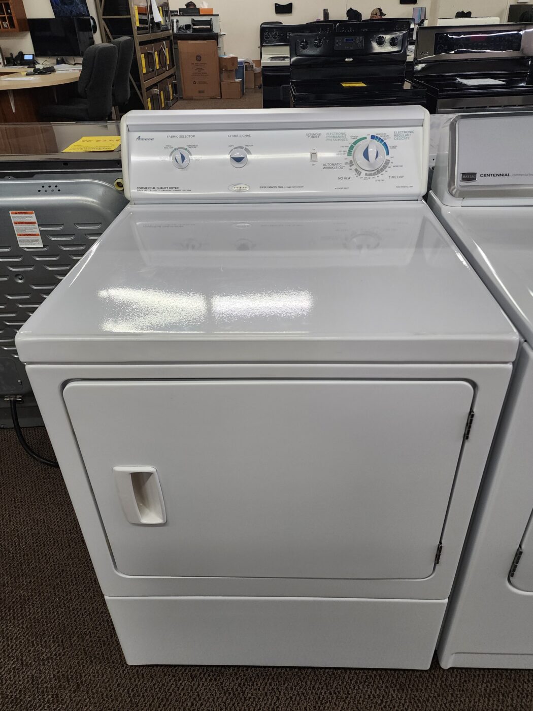 Reconditioned Amana 7.0 cu. ft. Electric Dryer (White)
