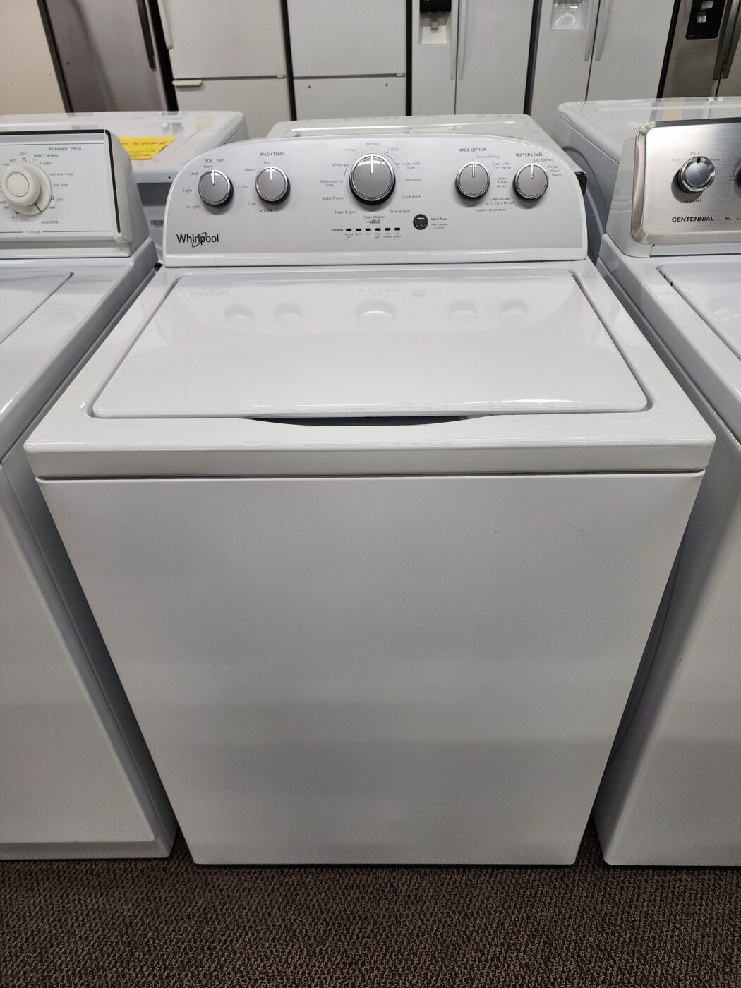 Reconditioned Whirlpool 3.8 cu. ft. Top Load Washer (White)