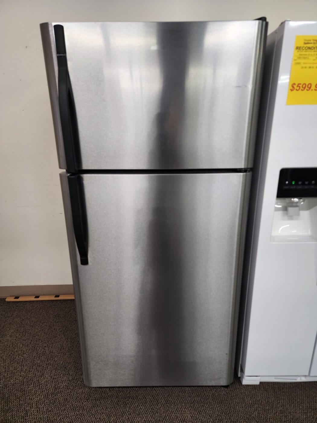 Reconditioned Frigidaire 18 cu. ft. Top-Mount Refrigerator (Stainless)